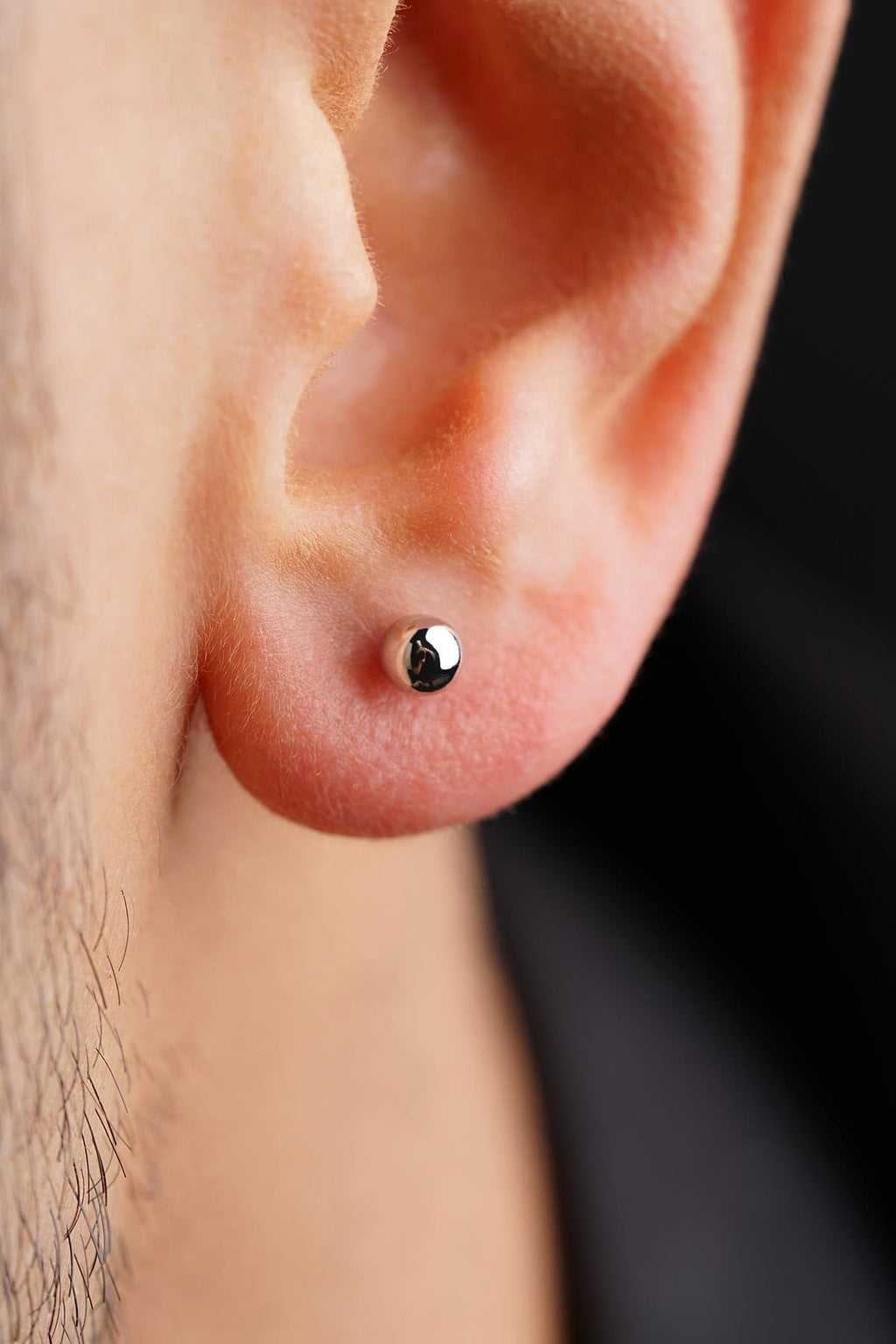 14ct Gold Ball Stud Earrings    0.149 inch