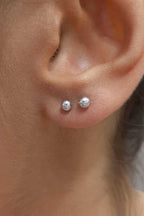 14ct Gold Ball Stud Earrings    0.157 inch