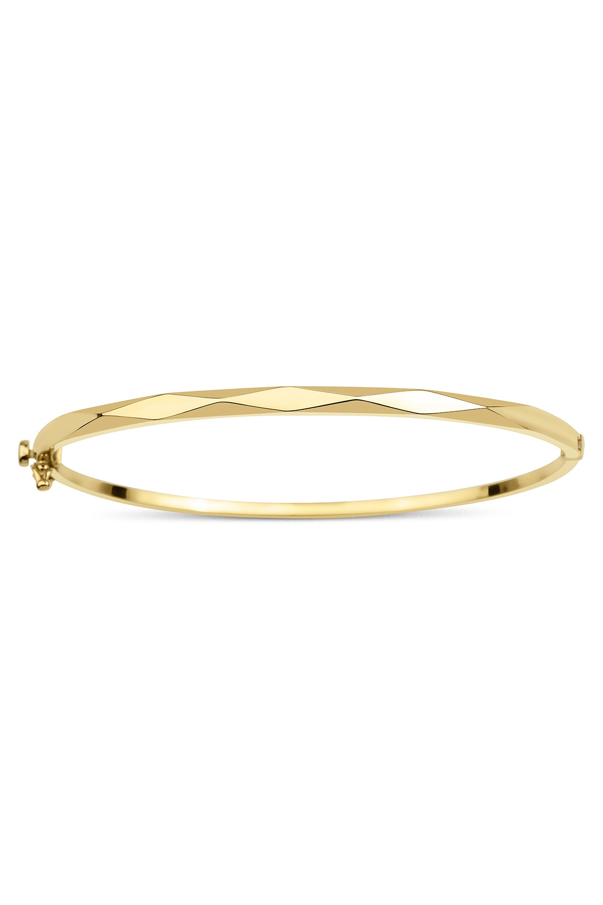 14ct Gold Bangle Asymmetrical Bracelet