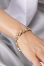 14ct Gold Beaded Roller Bracelet
