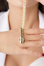 14ct Gold Beaded Roller Bracelet