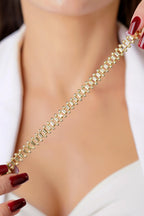 14ct Gold Beaded Roller Bracelet