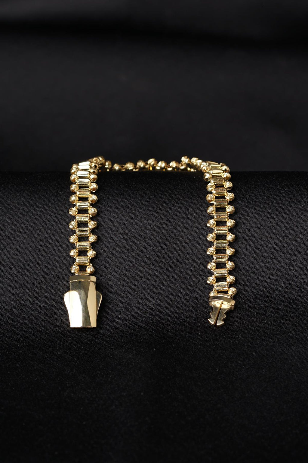 14ct Gold Beaded Roller Bracelet