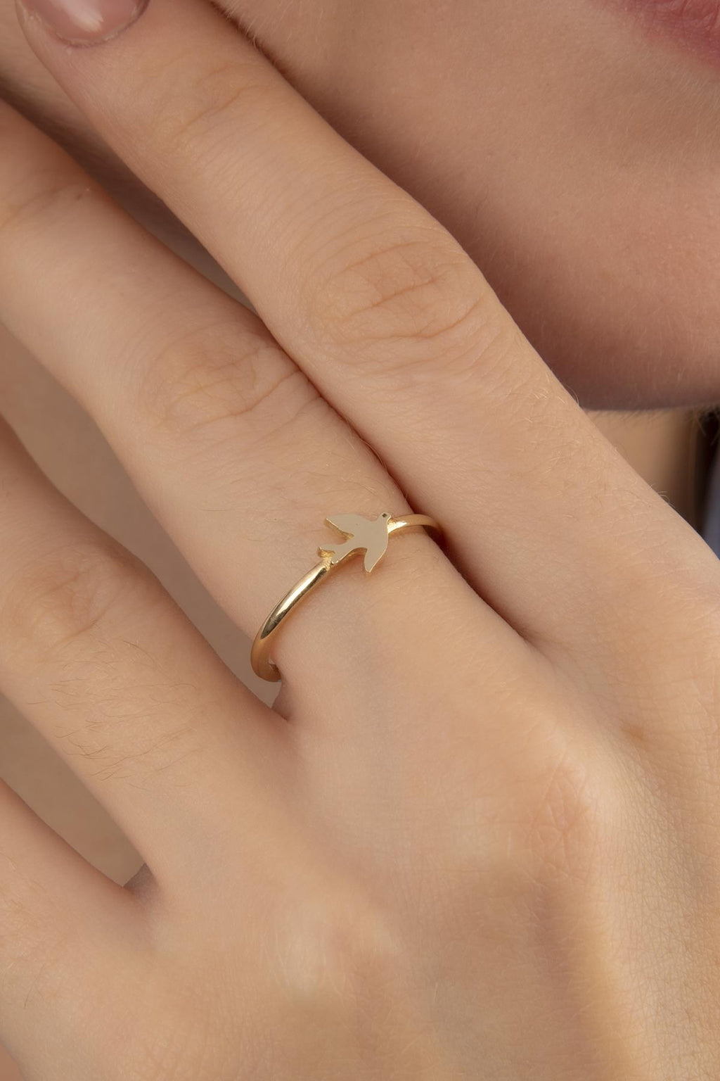 14ct Gold Bird Shaped Ring