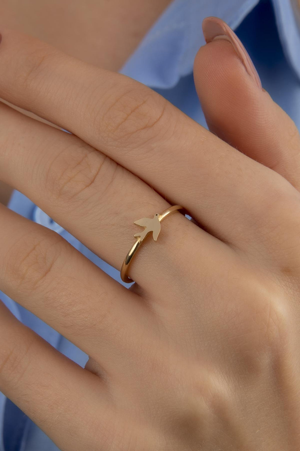 14ct Gold Bird Shaped Ring