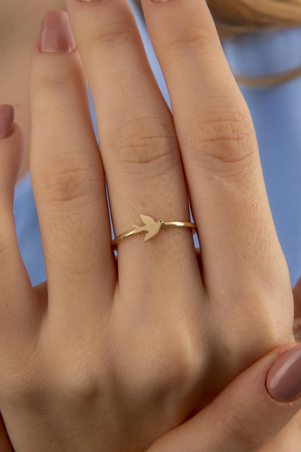 14ct Gold Bird Shaped Ring