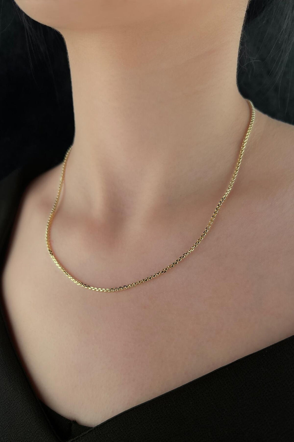 14ct Gold Box Chain