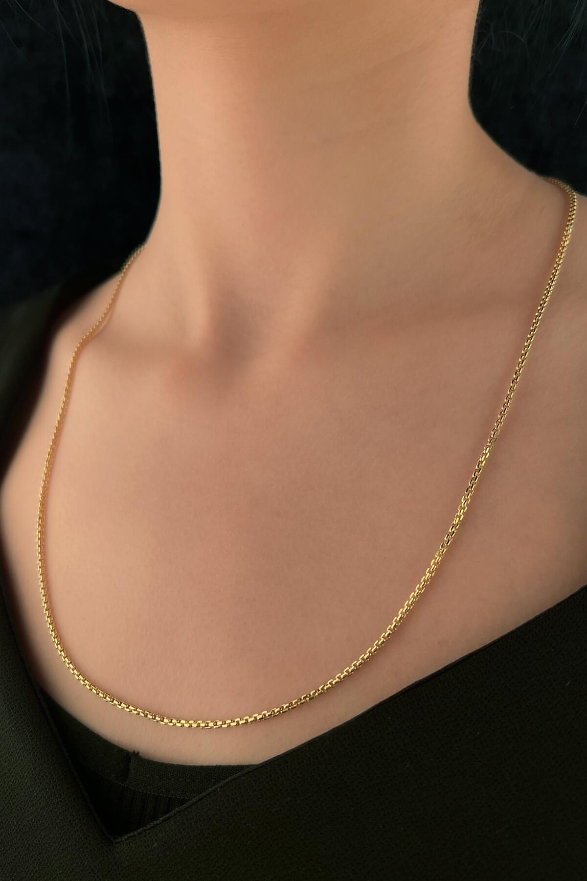 14ct Gold Box Chain