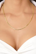 14ct Gold Box Chain Necklace