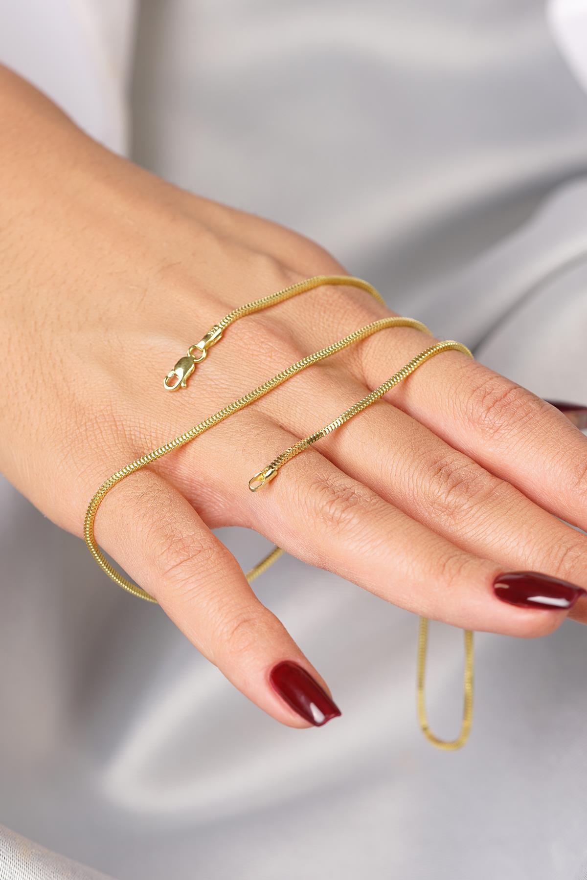 14ct Gold Box Chain Necklace