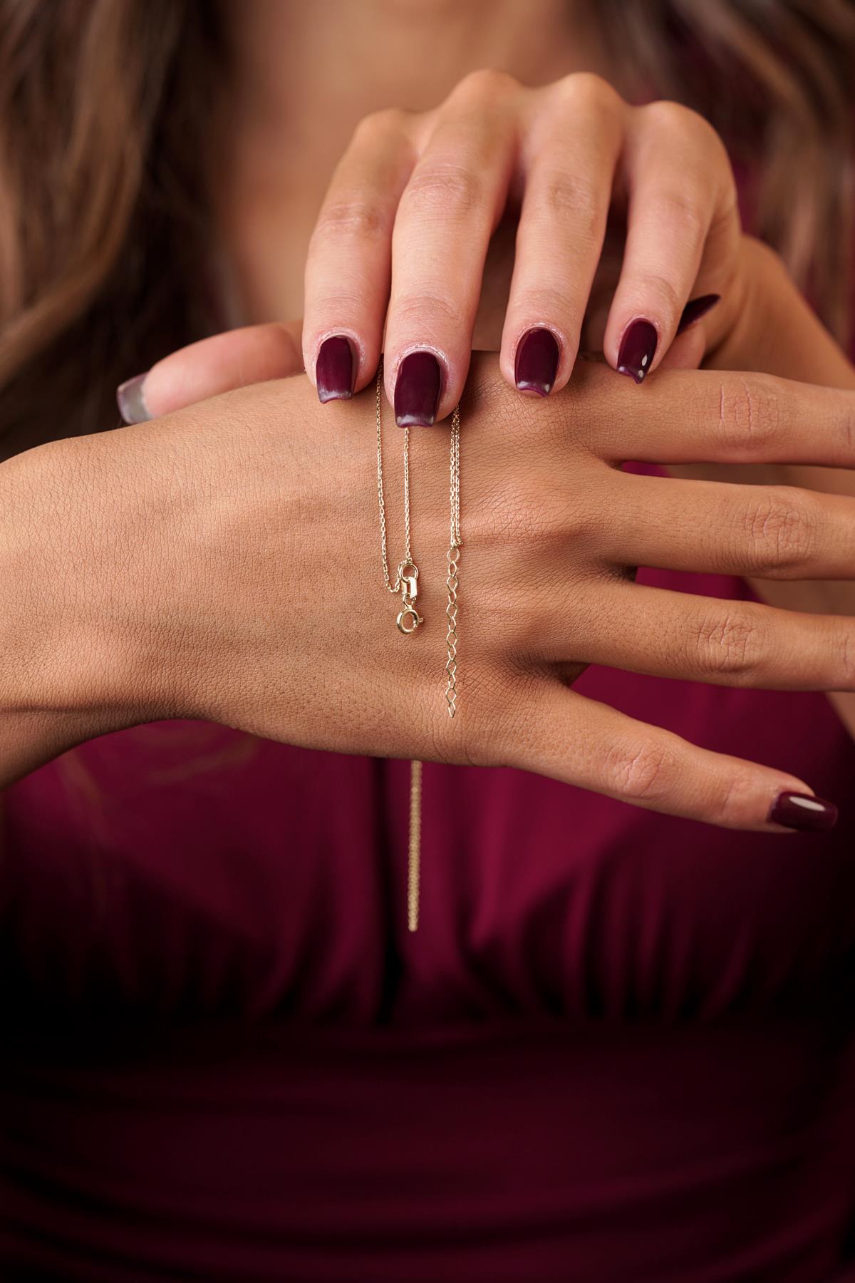 14ct Gold Butterfly Hand Chain