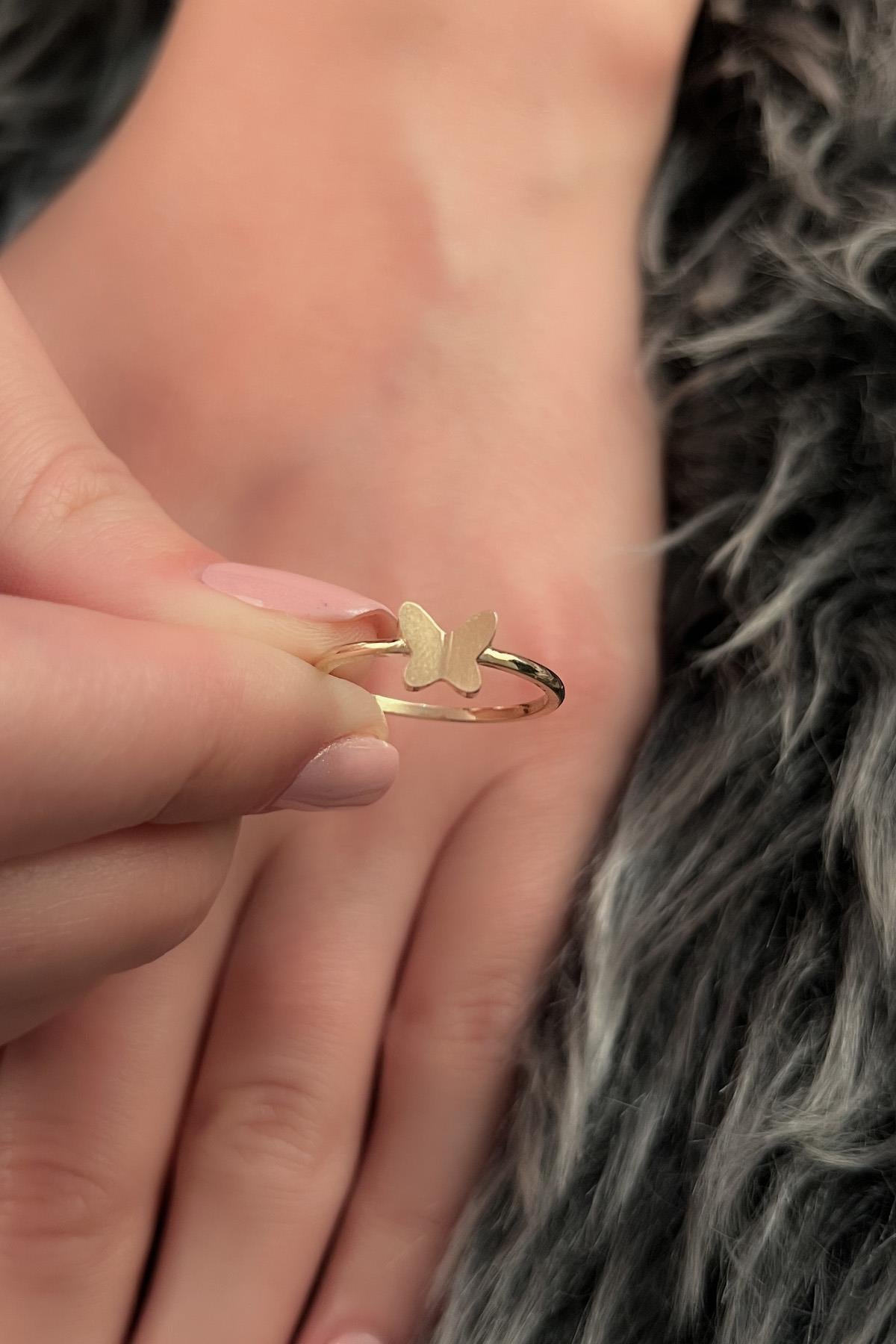 14ct Gold Butterfly Ring