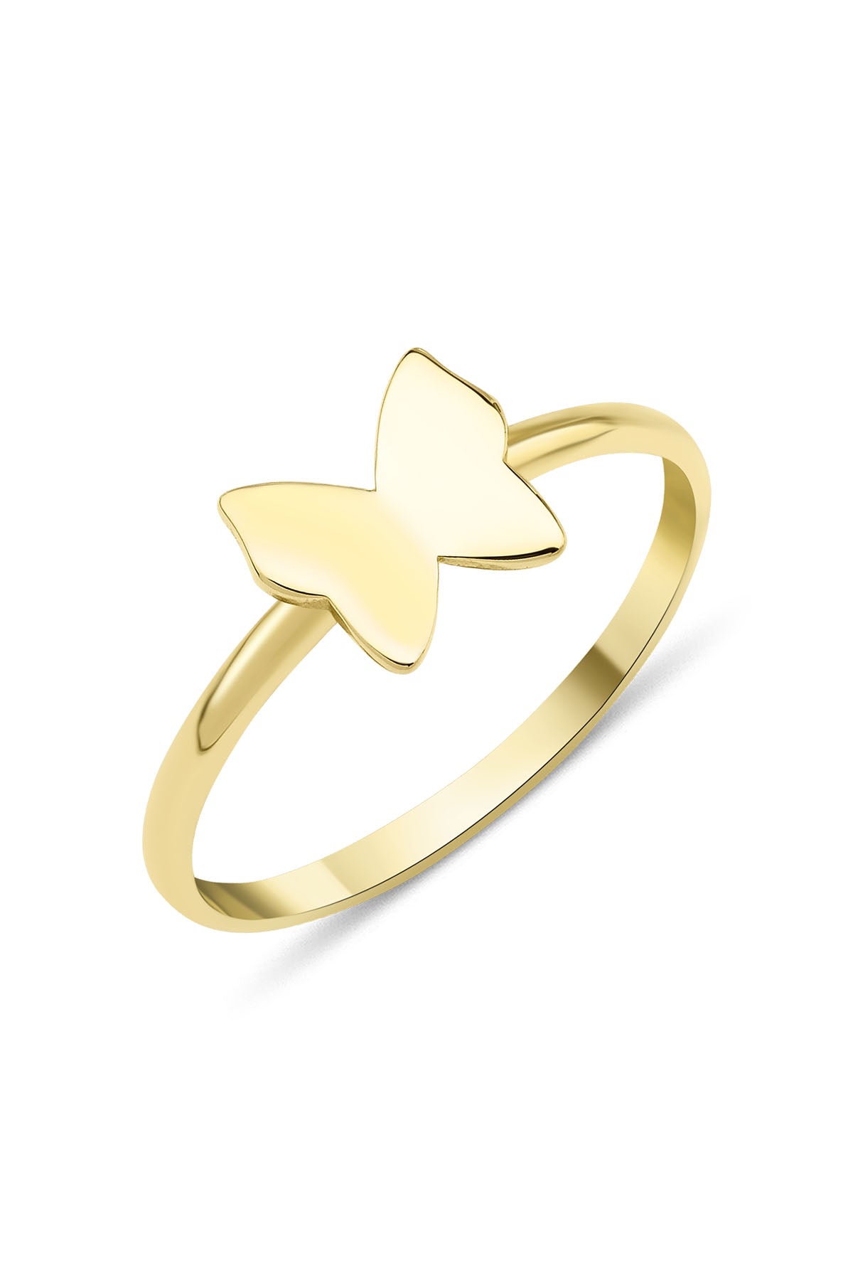 14ct Gold Butterfly Shaped Ring