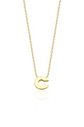 14ct Gold C Initial Necklace