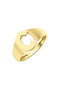 14ct Gold C Initial Ring