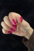 14ct Gold Ç Letter Mini Shine Pendant