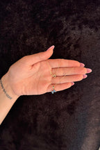 14ct Gold Cable Turquoise Stone Butterfly Necklace