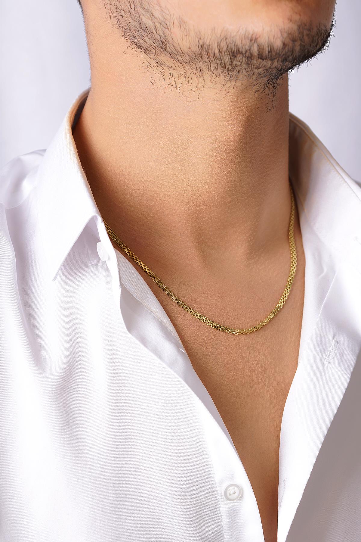 14ct Gold Candere Roosevelt Cable Chain