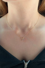 14ct Gold Capricorn Zodiac Sign Necklace
