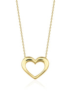 14ct Gold Chunky Heart Necklace