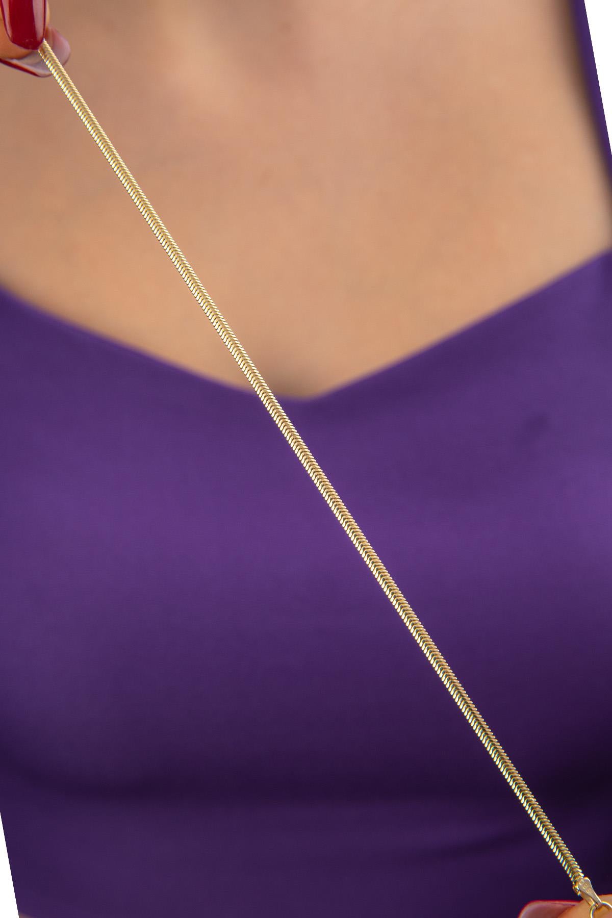 14K Gold Classic Snake Bracelet