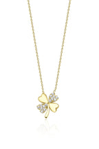 14ct Gold Clover Necklace