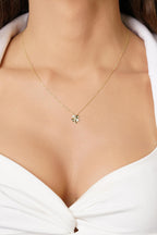 14ct Gold Clover Necklace