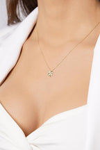 14ct Gold Clover Necklace