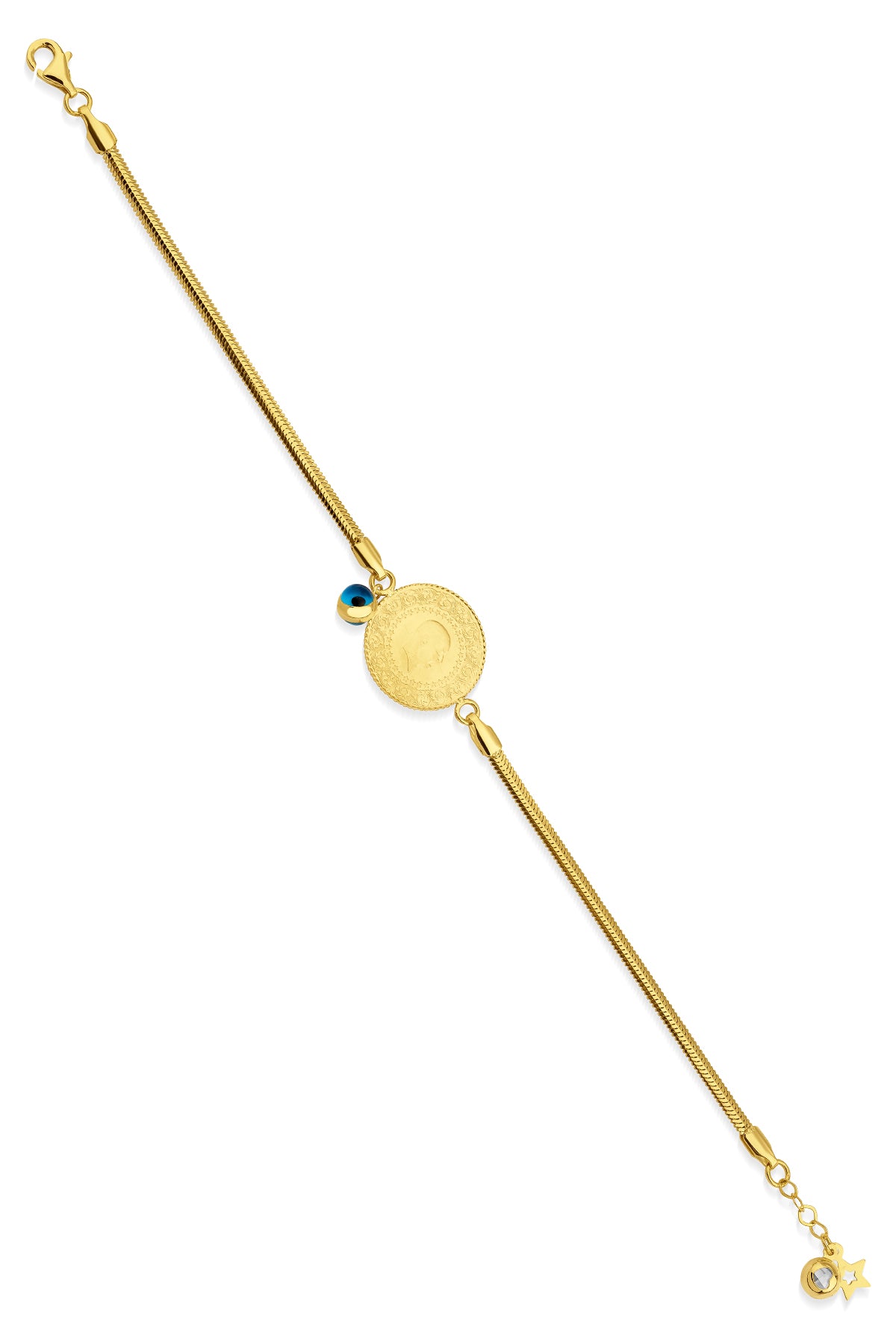 14K Gold Coin Bracelet  2