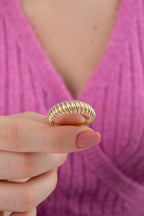 14ct Gold Croissant Ring