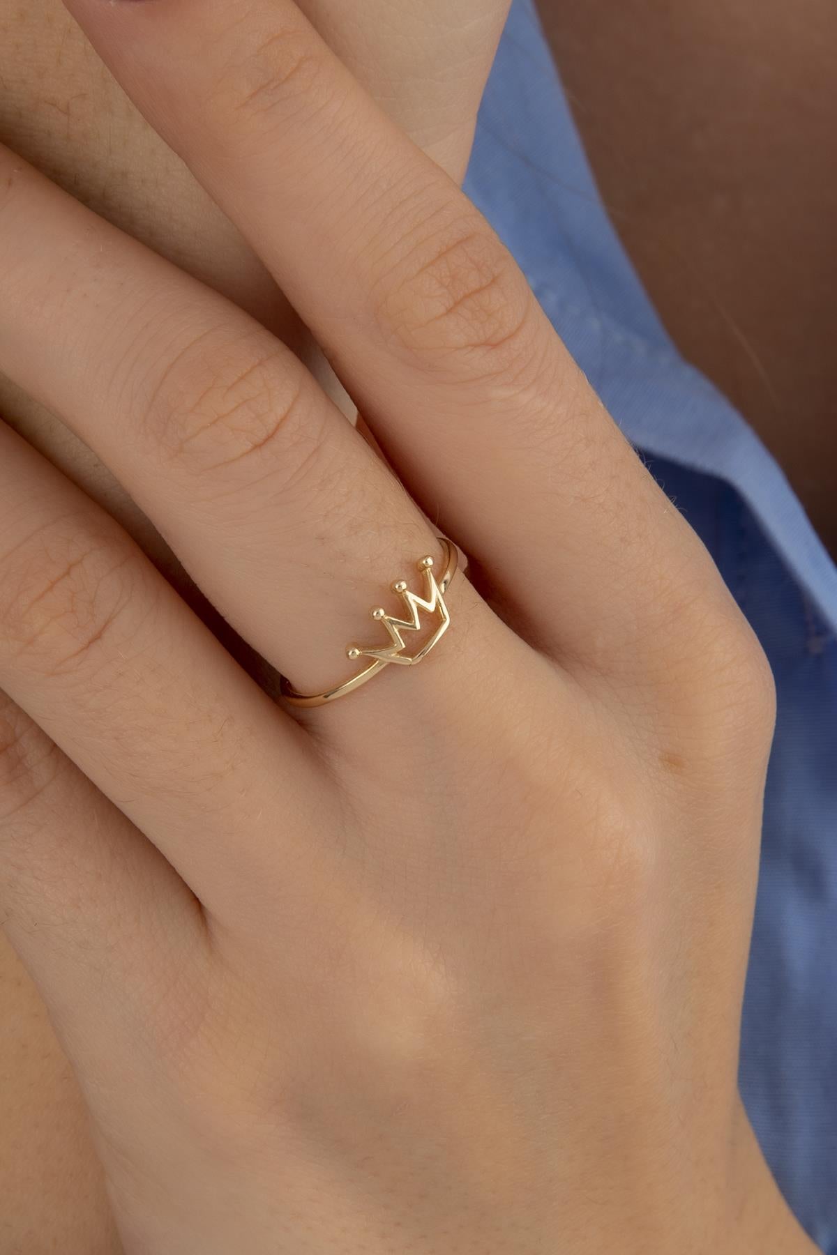 14ct Gold Crown Ring
