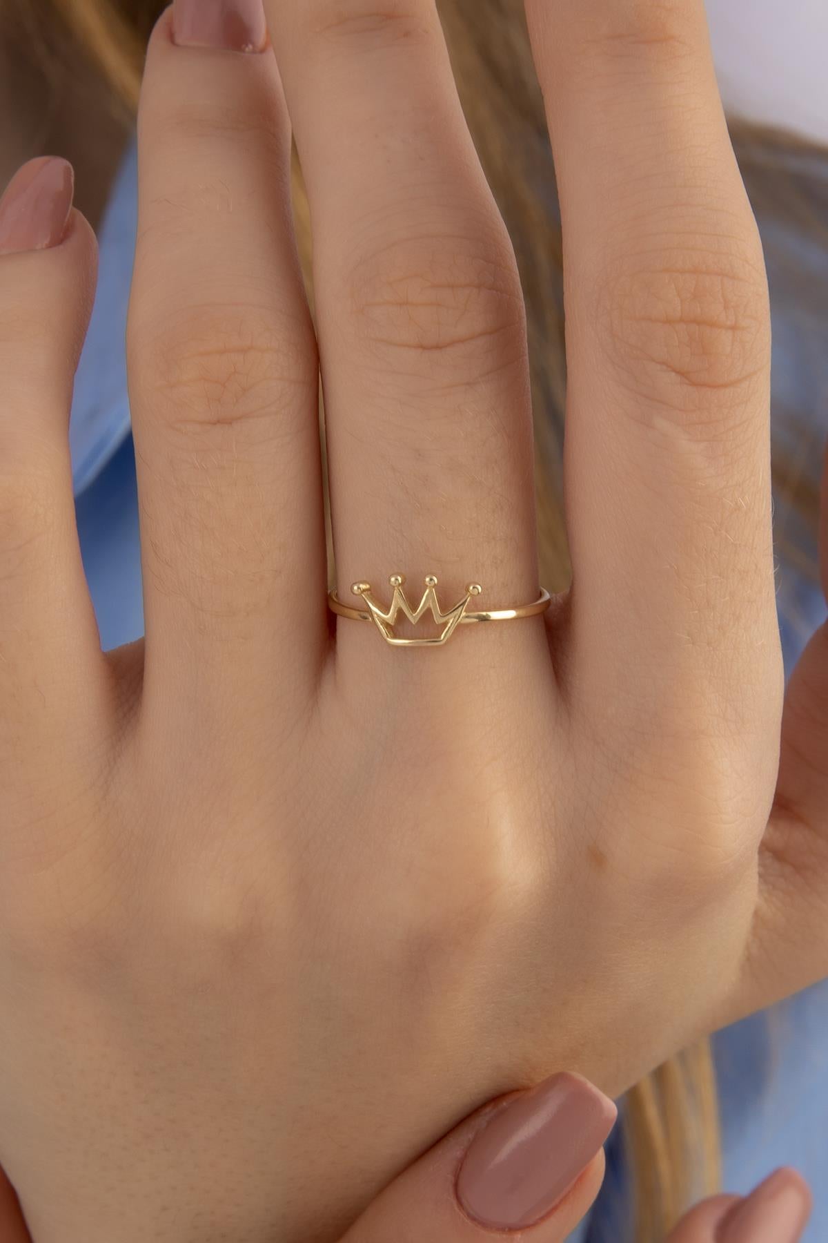 14ct Gold Crown Ring