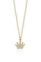 14ct Gold Crown Shape Necklace