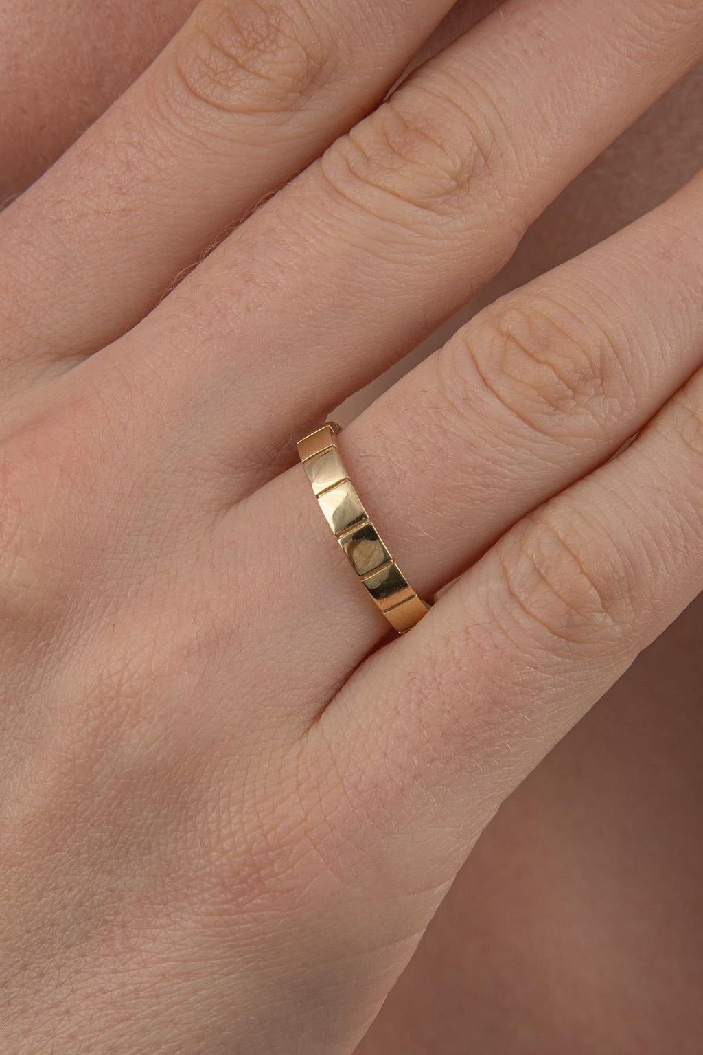 14ct Gold Cube Ring