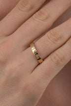 14ct Gold Cube Ring