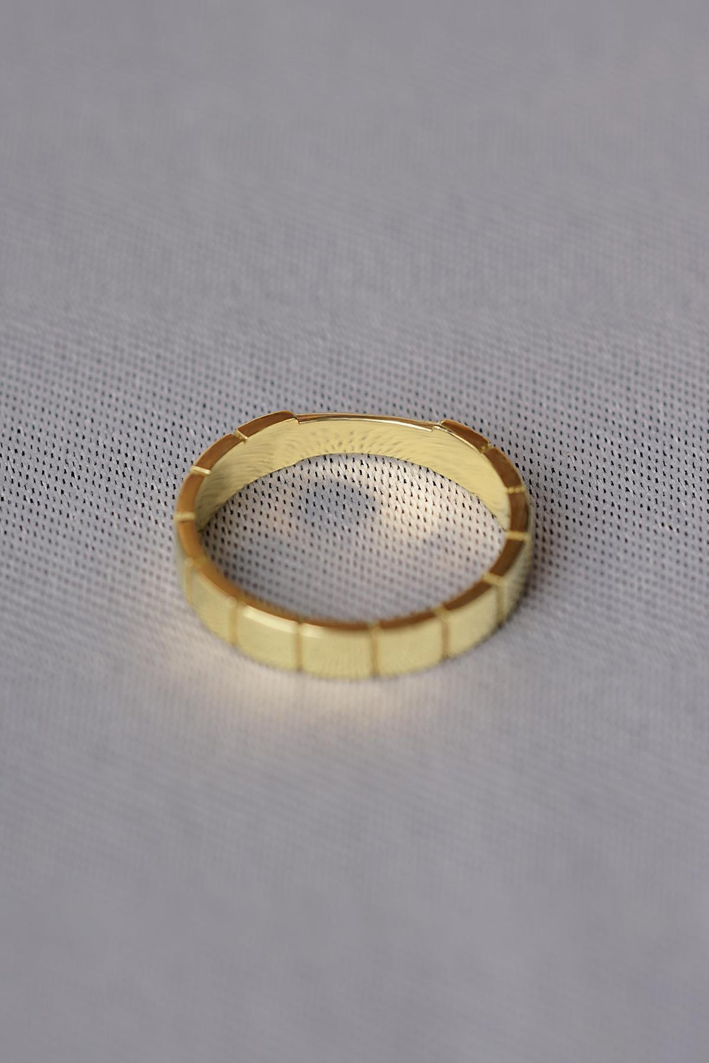 14ct Gold Cube Ring