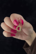 14ct Gold D Letter Mini Shine Pendant