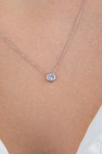 14ct Gold Dainty Stone Necklace