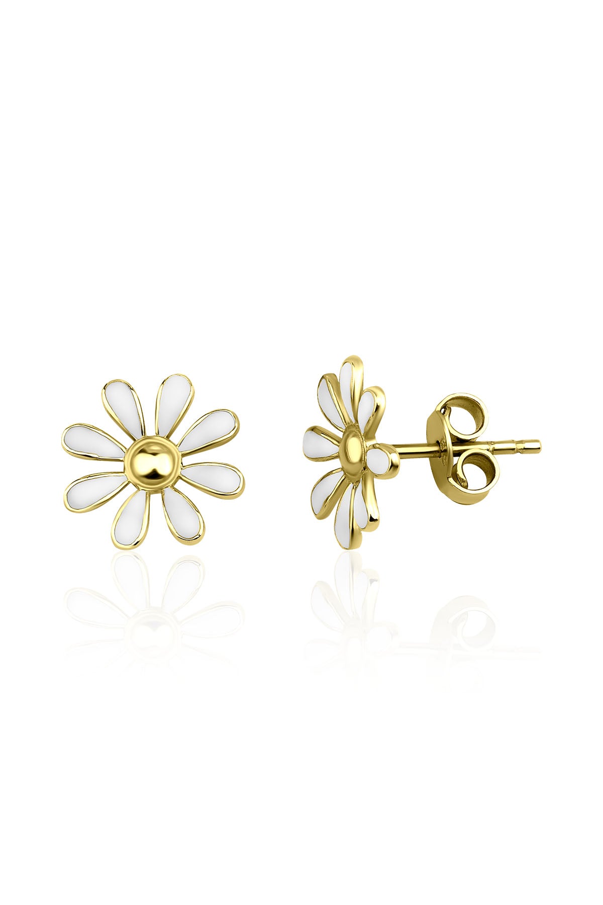 14ct Gold Daisy Earrings