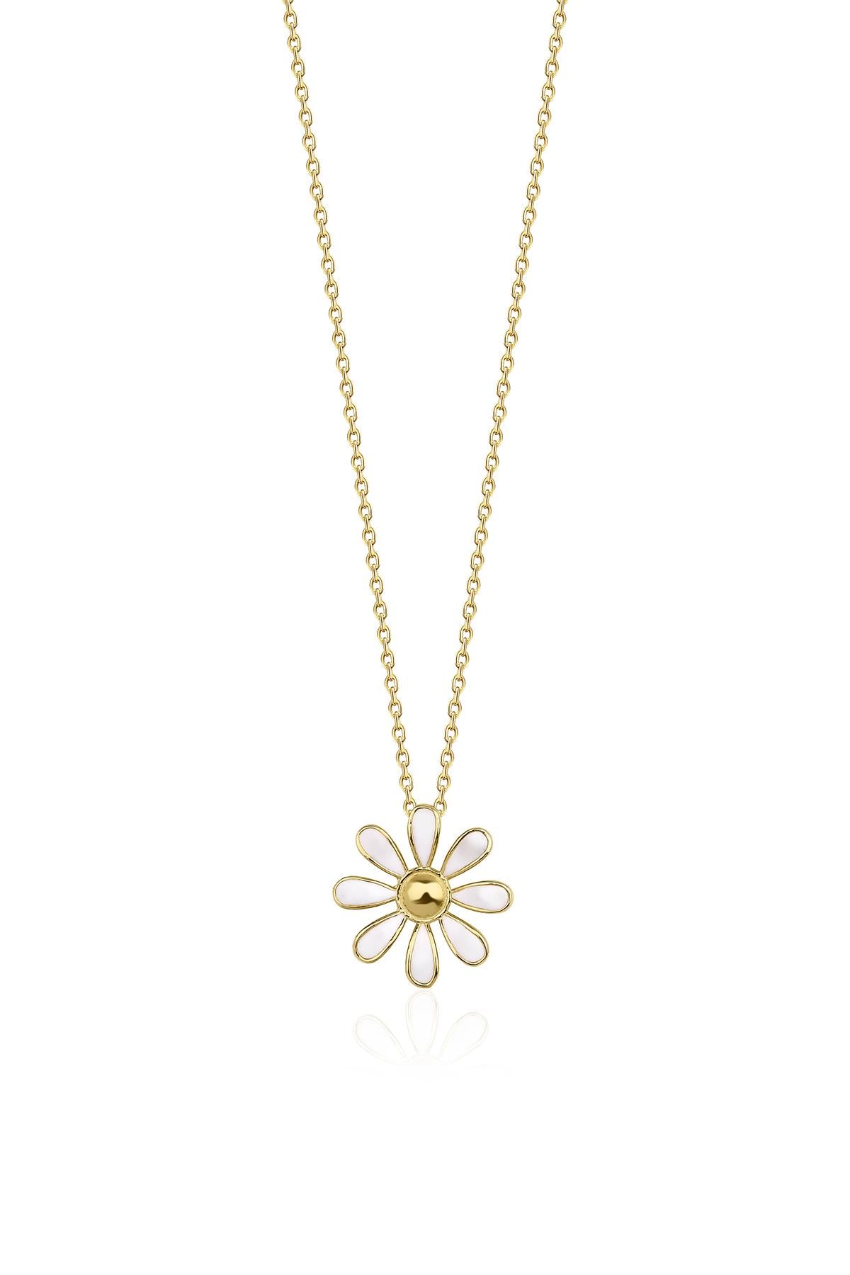 14ct Gold Daisy Necklace