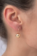 14ct Gold Disco Euroball Earrings ( Big )