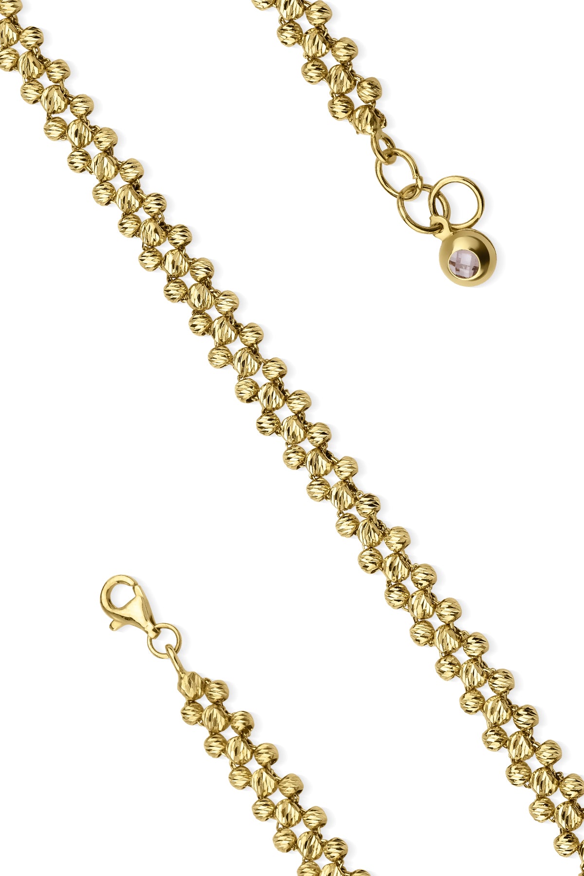 14ct Gold Dorica Tarnish Resistant Adjustable Bracelet