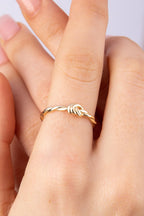 14ct Gold Double Knot Ring