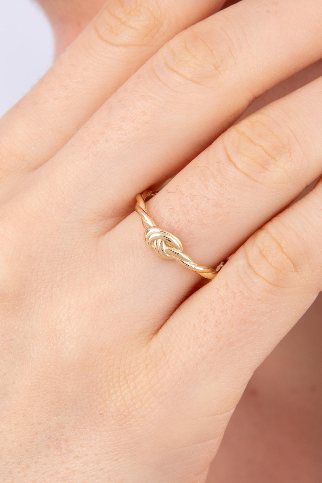 14ct Gold Double Knot Ring