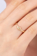 14ct Gold Double Knot Ring