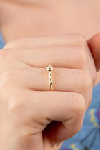 14ct Gold Double Knot Ring