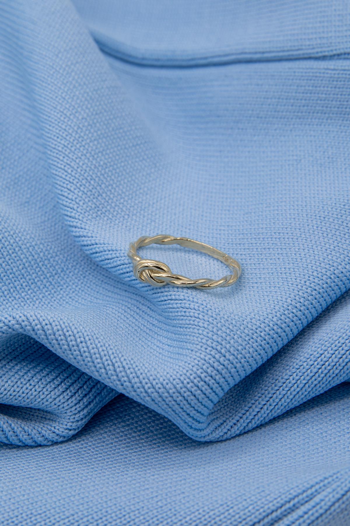 14ct Gold Double Knot Ring