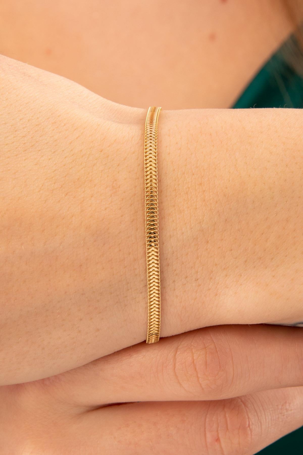 14ct Gold Ela Bracelet