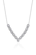 14ct Gold Elegant Baguette Stone Necklace