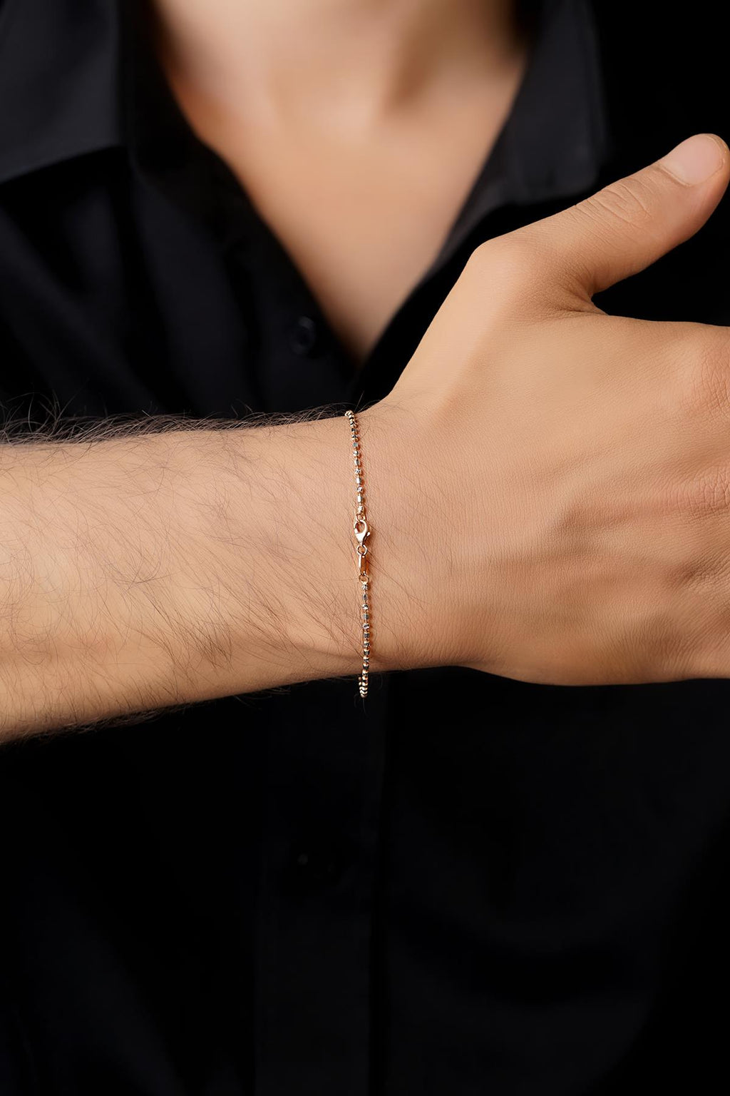 14ct Gold Elegant Dorica Ball Bracelet